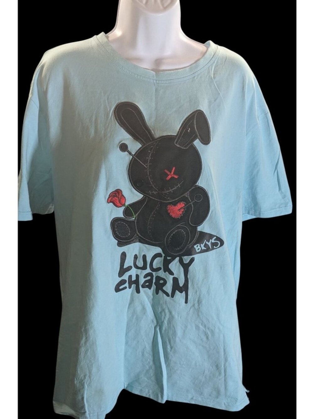 BKYS Lucky Charm Graphic T-Shirt Voodoo Bunny Design